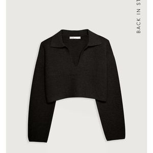 OAK+FORT collared knit sweater